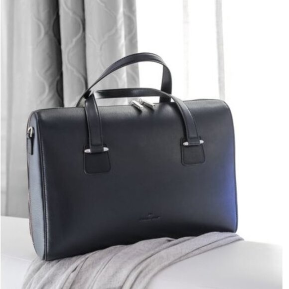 Celine Dion Triad Leather Satchel - Picture 3 of 5
